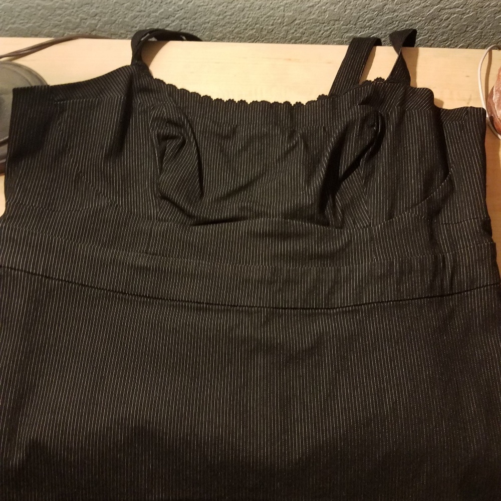 Pinstripe peplum Torrid top